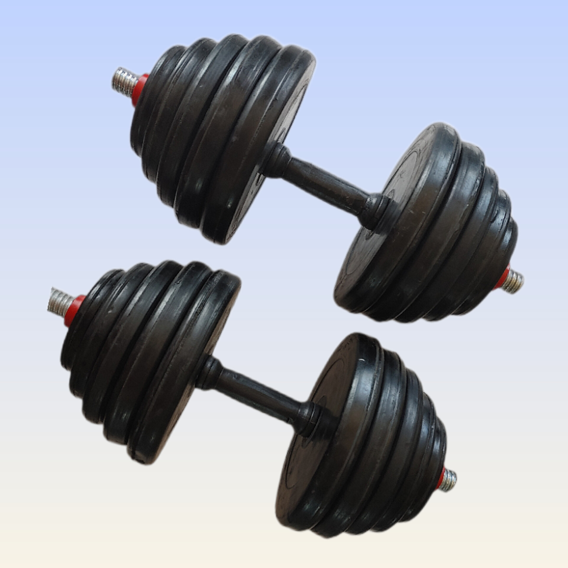 دمبل قابل تنظیم چدنی 15کیلوگرم(ست 30 کیلوگرم)