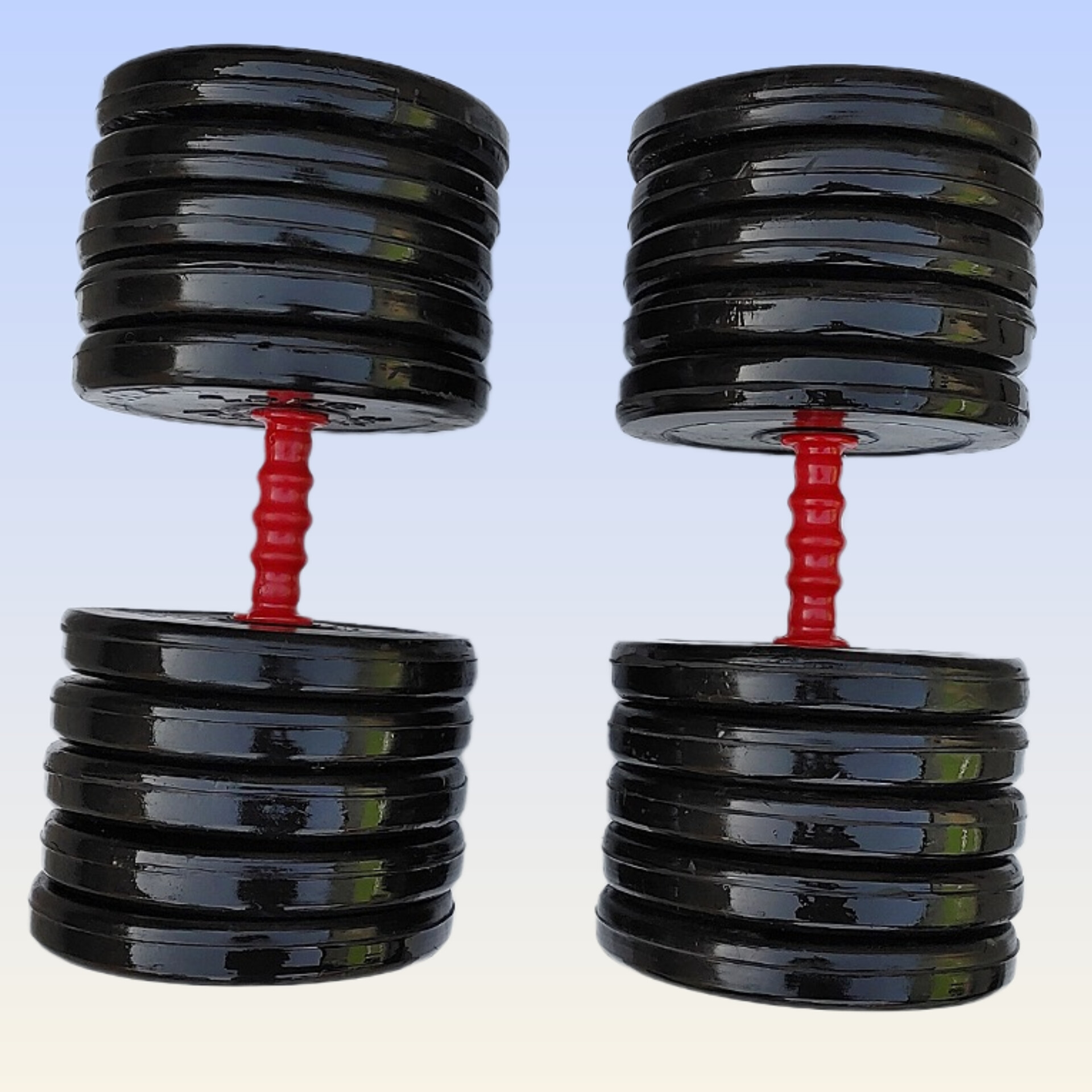 دمبل قابل تنظیم چدنی 25کیلوگرم(ست 50 کیلوگرم)