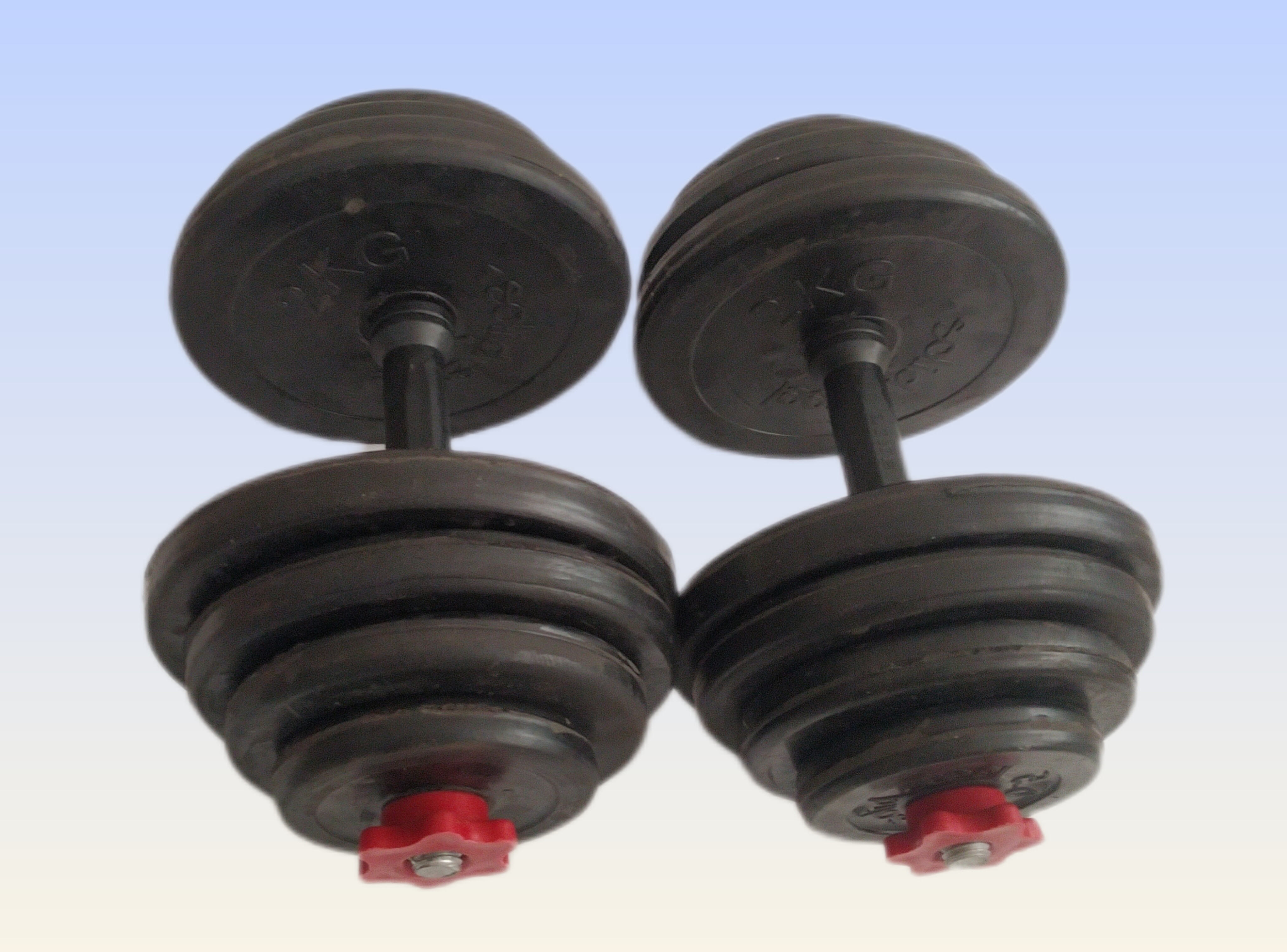 دمبل قابل تنظیم چدنی 10کیلوگرم(ست 20کیلوگرم)